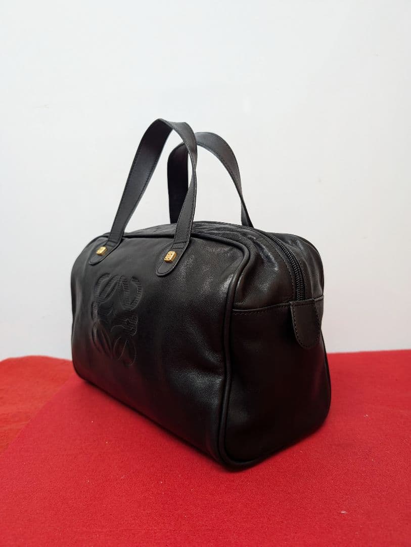 美品 極希少！ロエベ LOEWE アナグラム ミニボストンバッグ ハンドバッグ