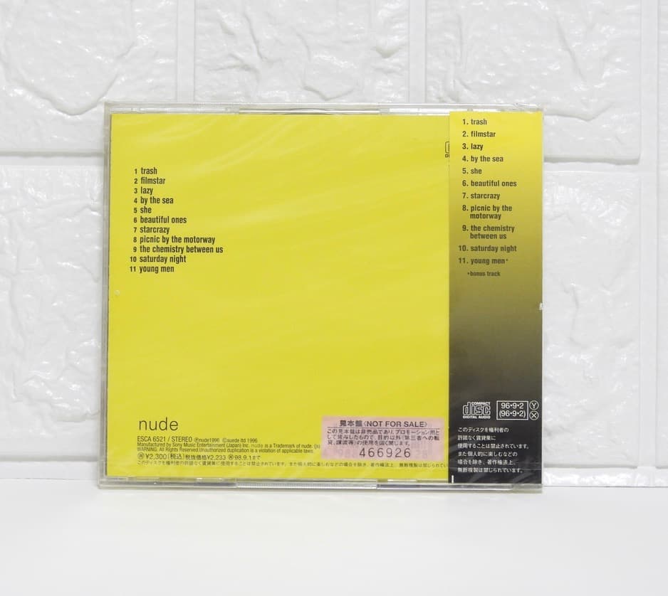 SUEDE COMING UP PROMO CD 日本盤 未開封