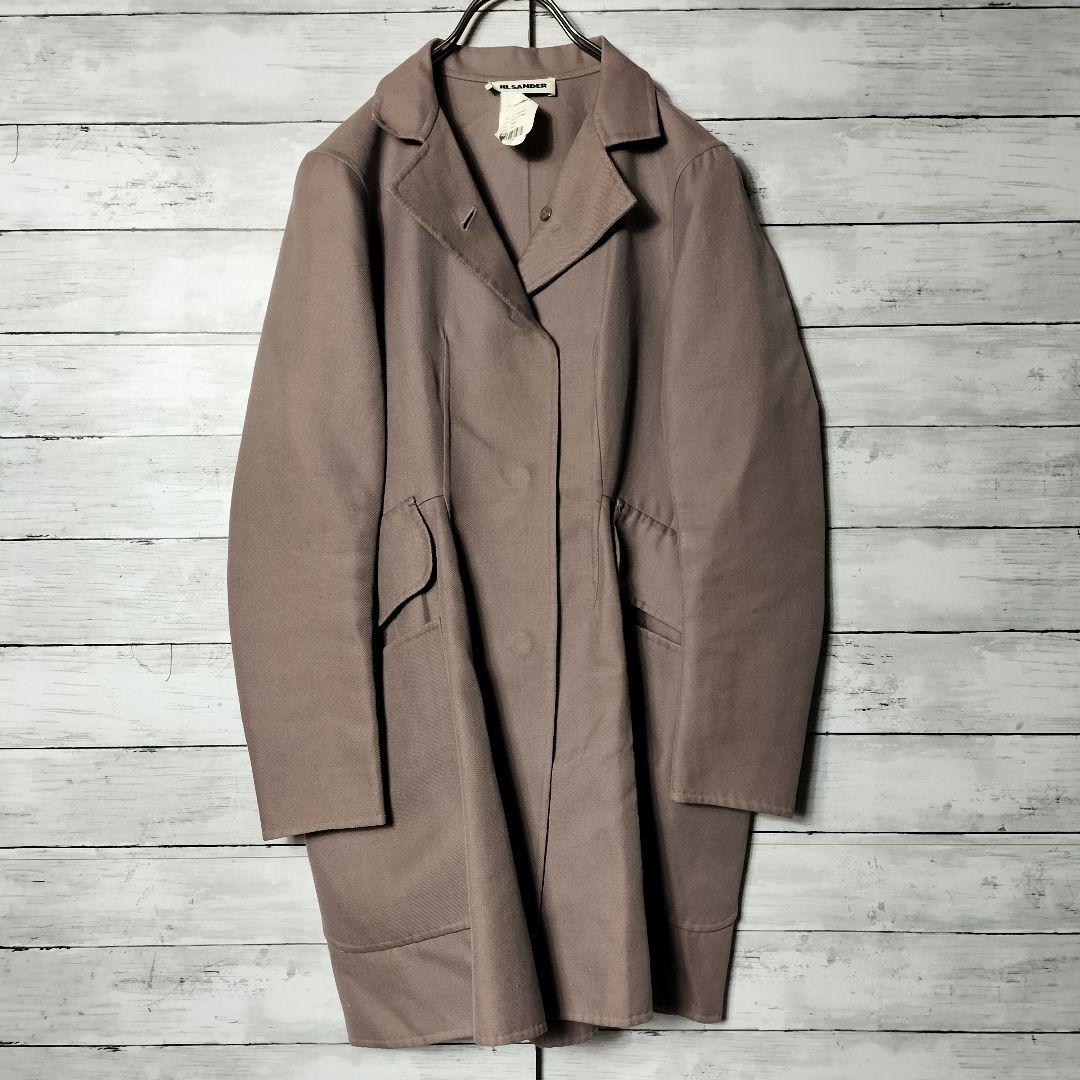 ジルサンダー JILSANDER モッズコート ステンカラーコート コットン綿