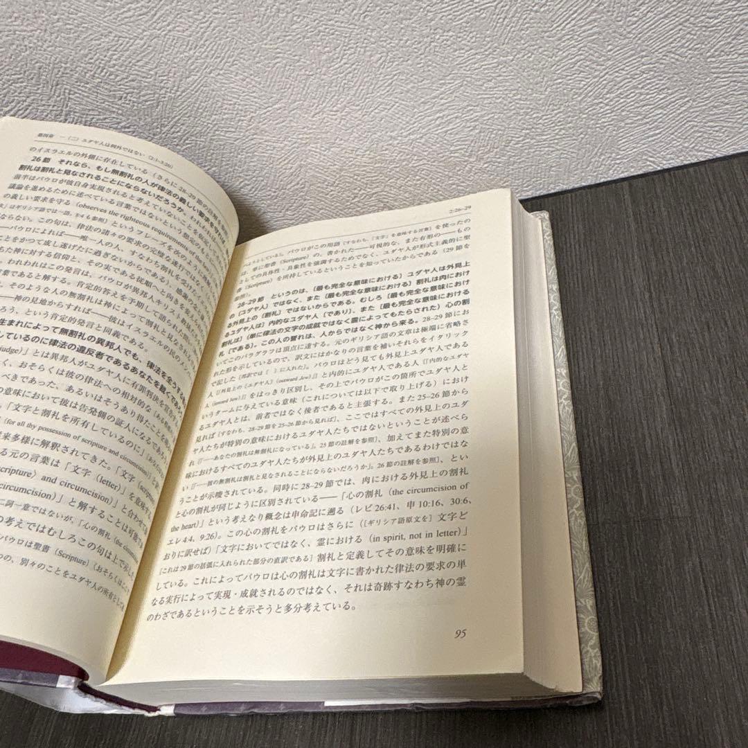 註解 ローマの信徒への手紙　日本キリスト教団出版局