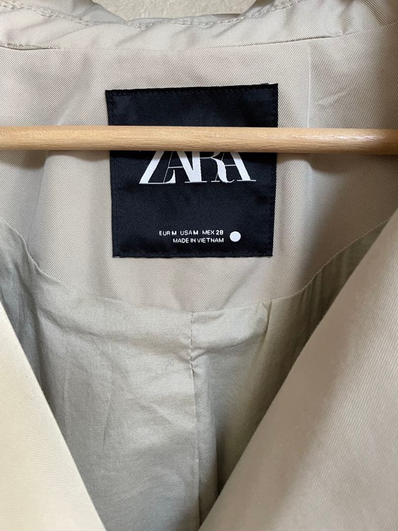 ZARA ドルマンスリーブショートトレンチコート　ジャケット