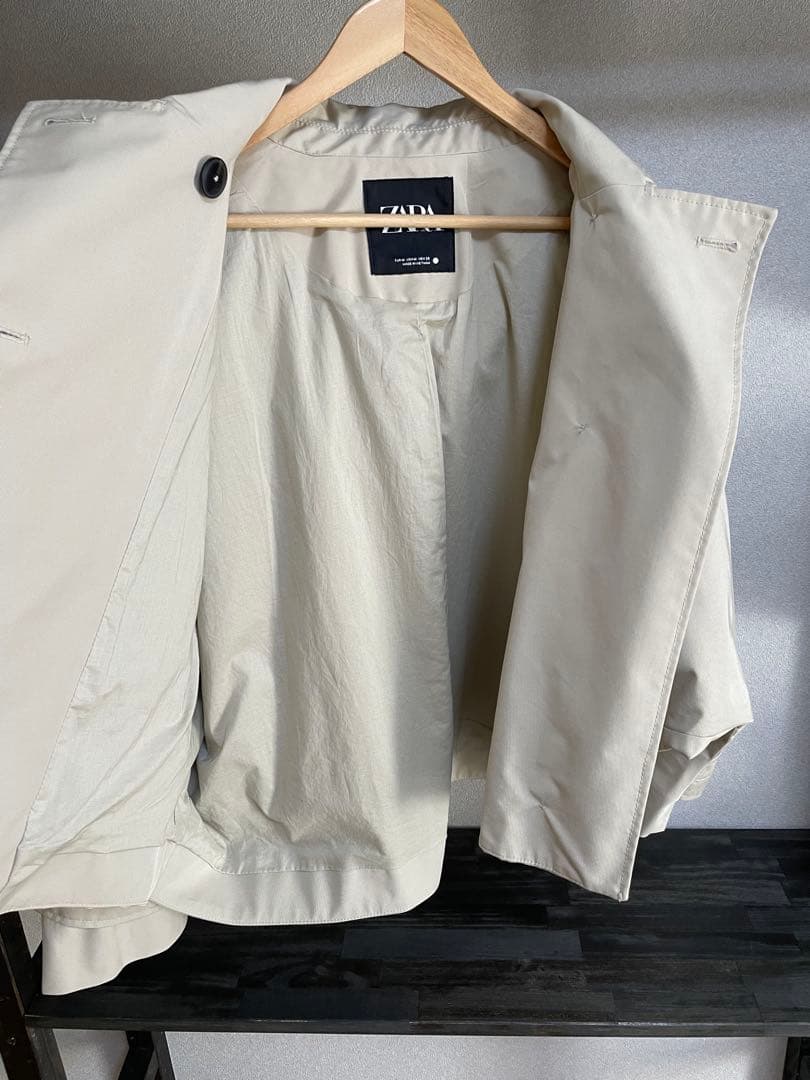 ZARA ドルマンスリーブショートトレンチコート　ジャケット
