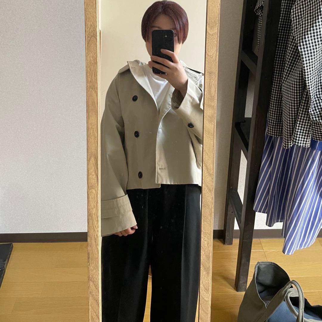 ZARA ドルマンスリーブショートトレンチコート　ジャケット