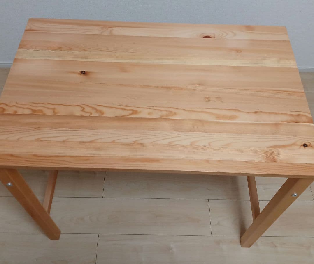 【美品】無印良品　木製折りたたみデスク