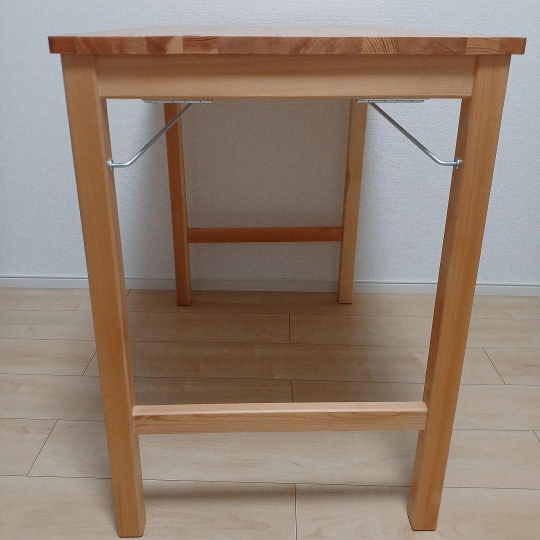 【美品】無印良品　木製折りたたみデスク