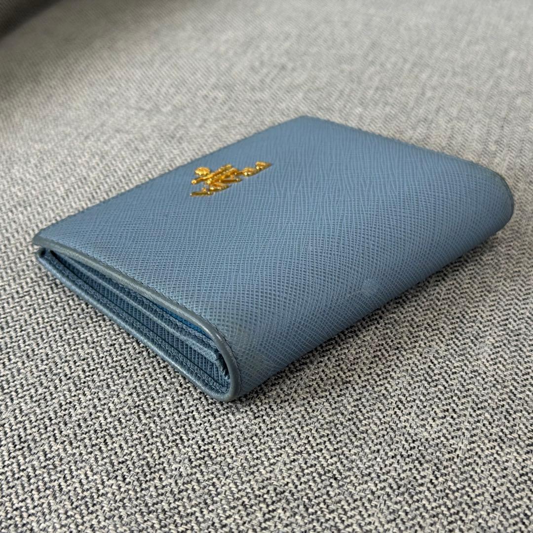 PRADA プラダ サフィアーノメタル 二つ折り財布