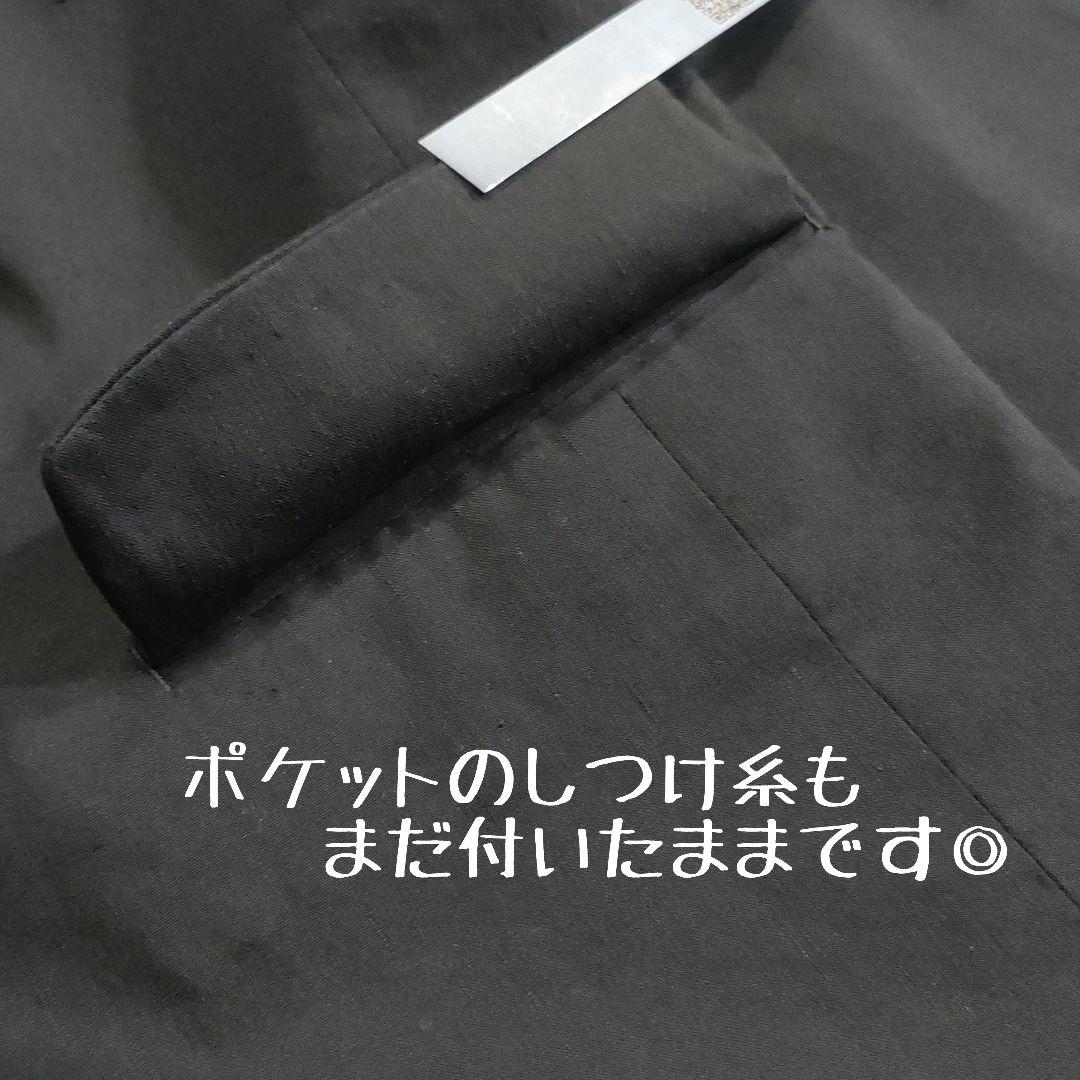 美品✨プルミエアロンディスモン　麻×レーヨン　ダブルジャケット　黒