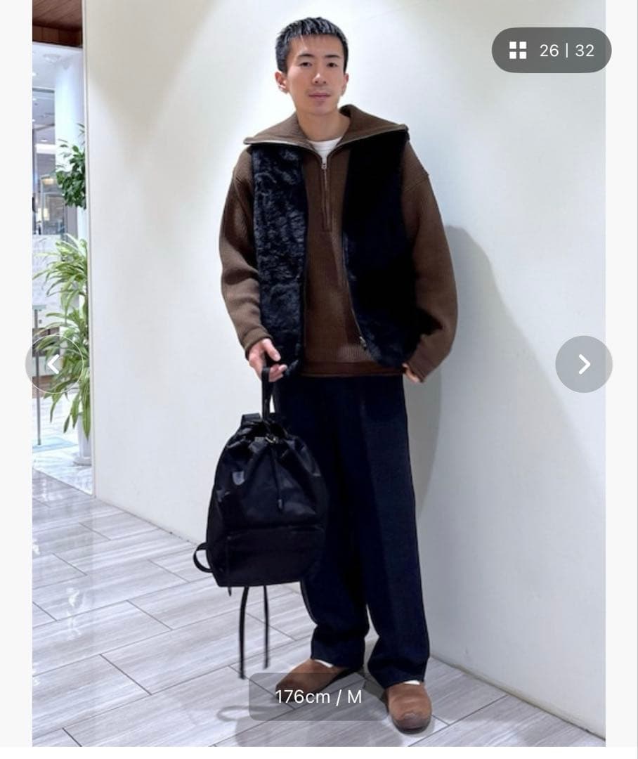Barbour ADAM ET ROPE’別注 ファーライナーベスト