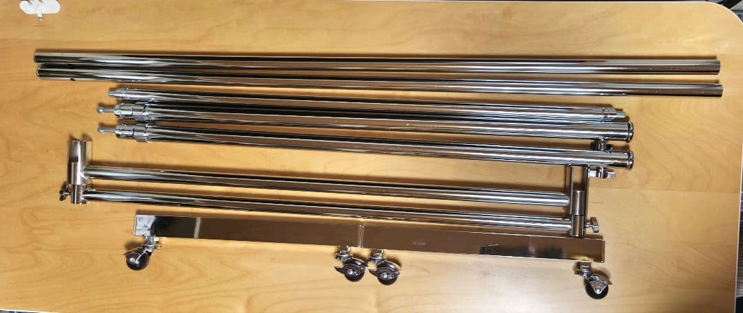【セール】業務用ハンガーラックストロンガー幅90cm 2段バーセット