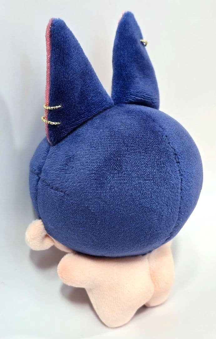 自作 無属性 ぬいぐるみ 青髪のケモ耳くん 10cm