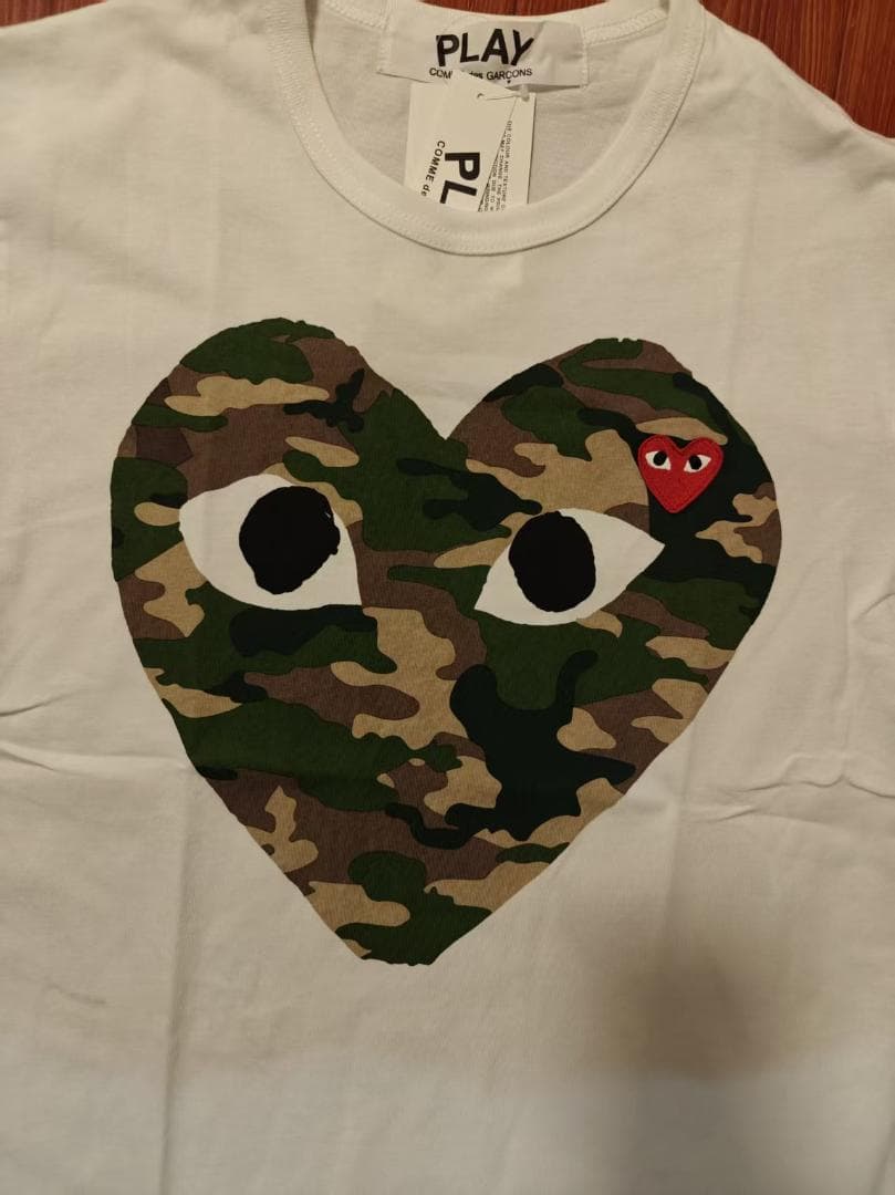 PLAY Comme des Garçonsカモフラージュ TシャツS