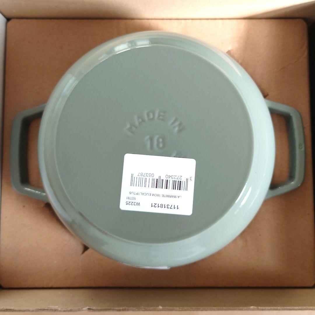 生涯保証付・新品未使用　ユーカリ　Wa-NABE M　18cm