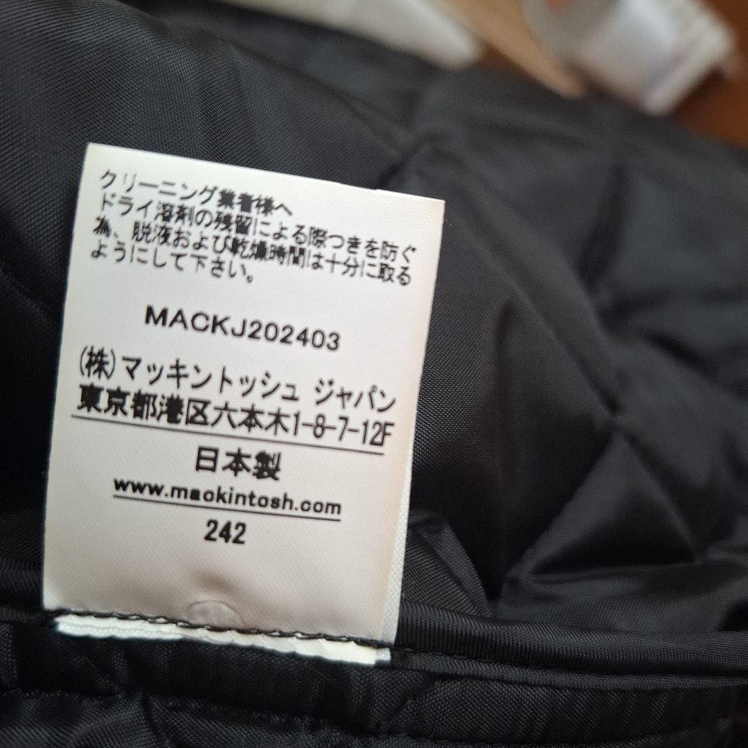 新品未使用　メンズ　MACKINTOSH コート　ブラック３８サイズ　ジャケット