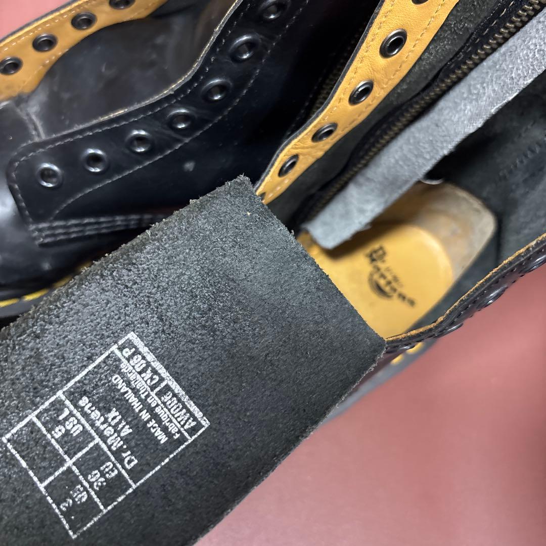 Dr. Martens ブラック/ブラウン ワークブーツ 約23センチ