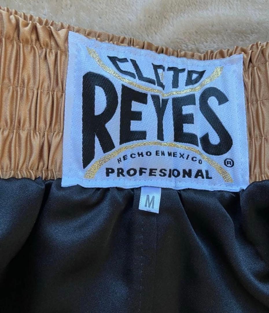 CLETO REYES ボクシングトランクス Mサイズ ブラック/ゴールド