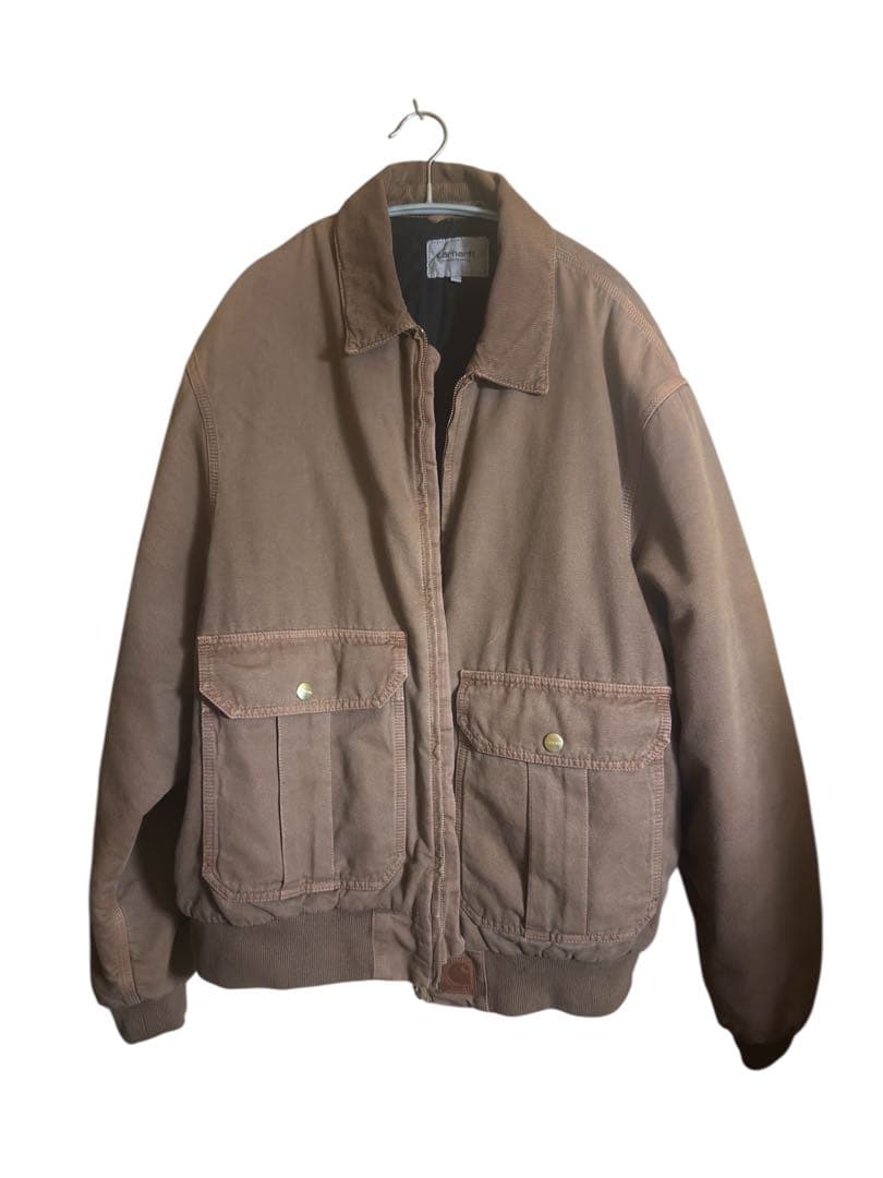 最安値　完売品CARHARTT STANTON JACKET chocolate