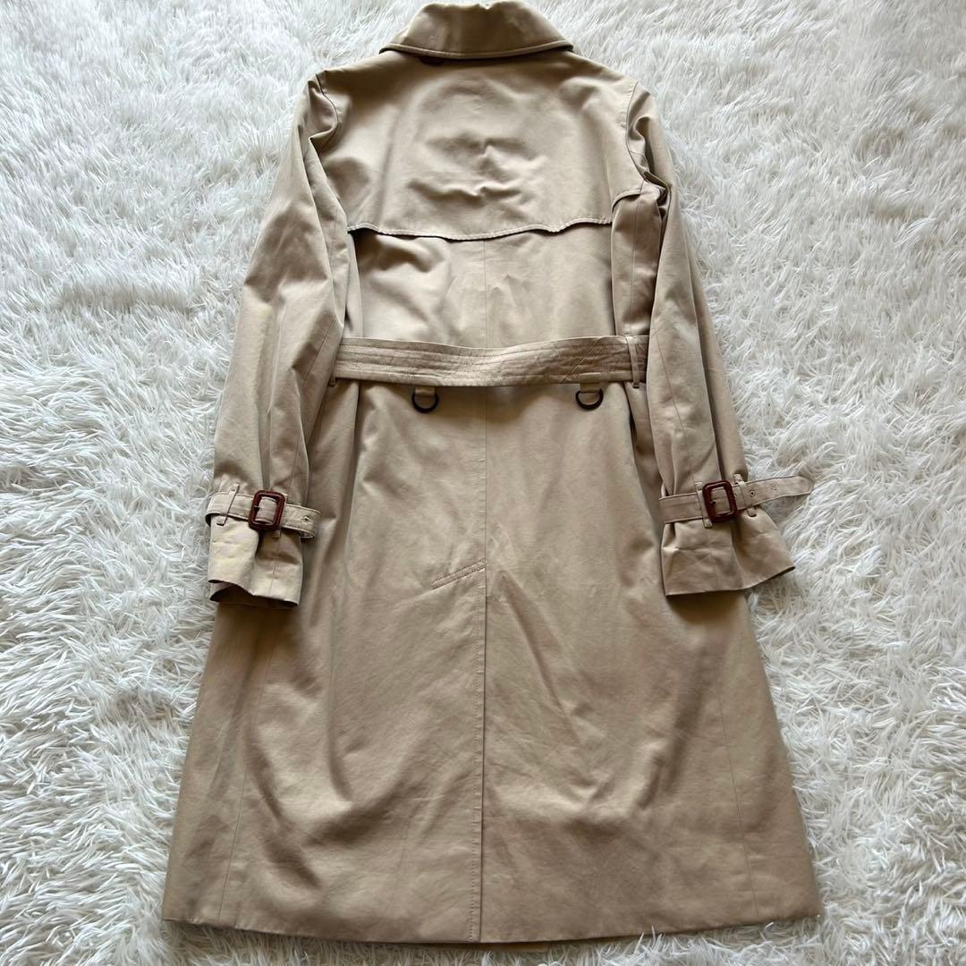 【美品】バーバリーロンドン　トレンチコート　ロング丈　ライナー付き　ベージュ　M