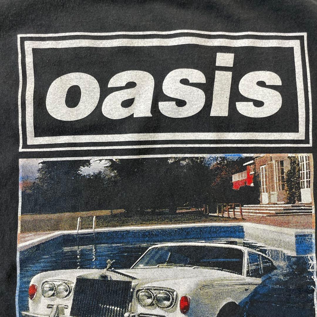 oasis オアシス BE HERE NOW S/S バンドTシャツ L 墨黒