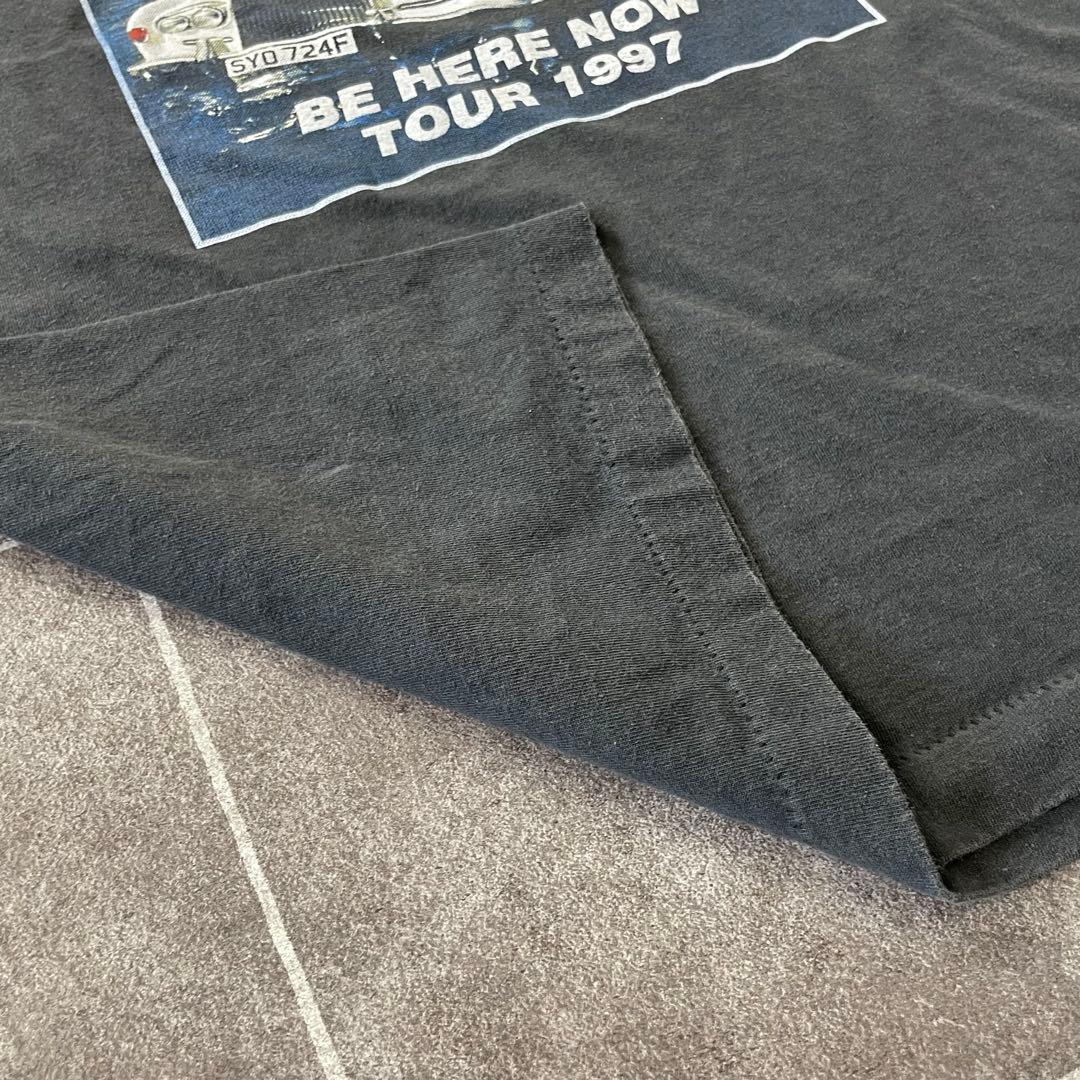 oasis オアシス BE HERE NOW S/S バンドTシャツ L 墨黒