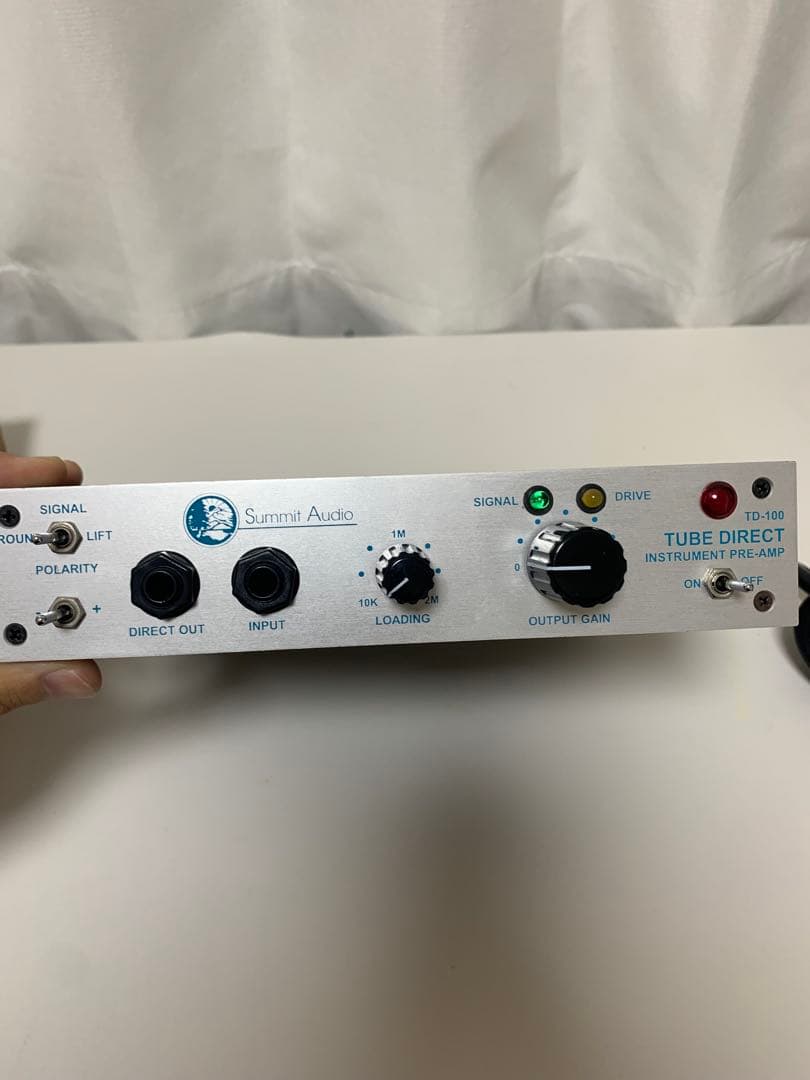 SUMMIT AUDIO TD-100 真空管d.i.