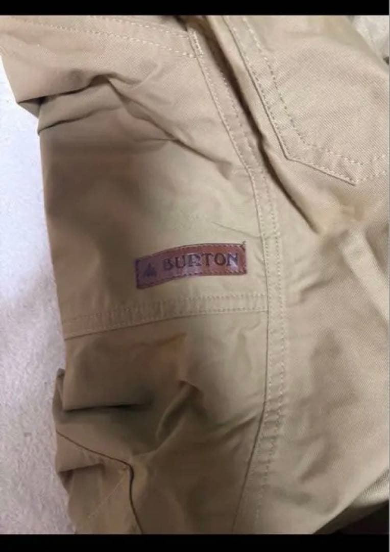 (値下げ) BURTON スノーボードパンツ Lサイズ カーキ