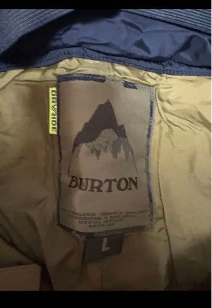 (値下げ) BURTON スノーボードパンツ Lサイズ カーキ