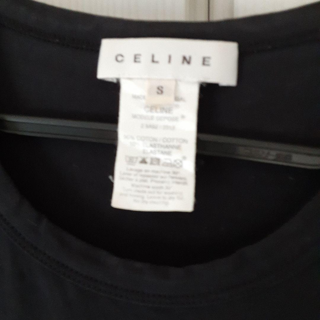 CELINE ブラック Tシャツ Sサイズ