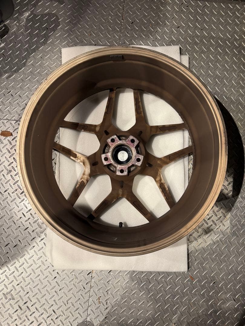 22インチ ゴールド 5スポーク アルミホイール ROHANA WHEELS