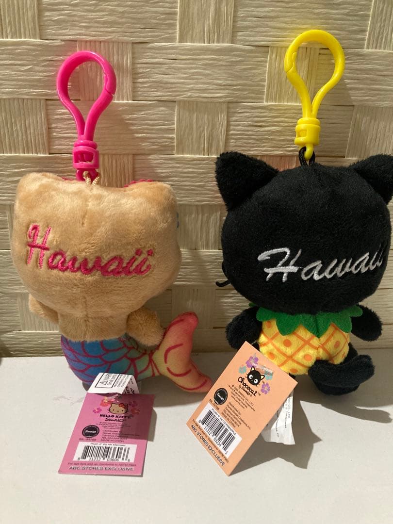 サンリオ ハワイ限定 日焼けキティマーメイド&チョコキャット２点セット【新品】