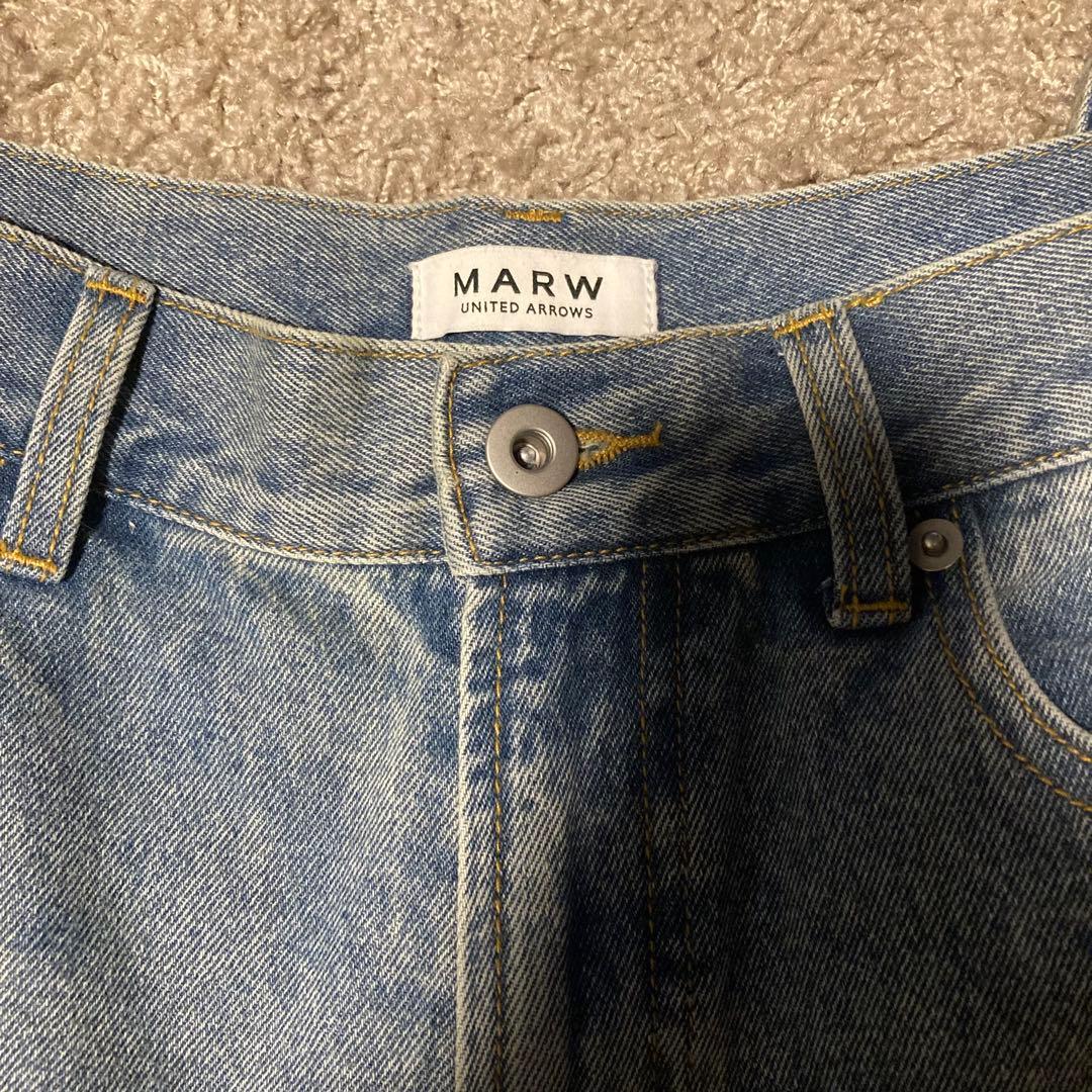 【美品】MARW UNITED ARROWS 5ポケット デニムパンツ　36