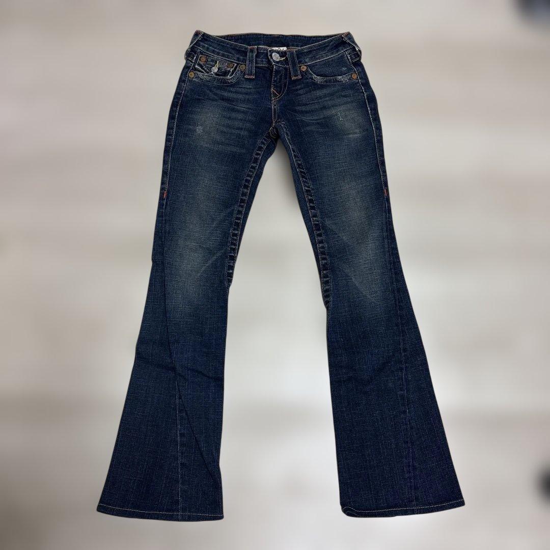 トゥルーレリジョン TrueReligionブーツカットデニム　フレアデニム