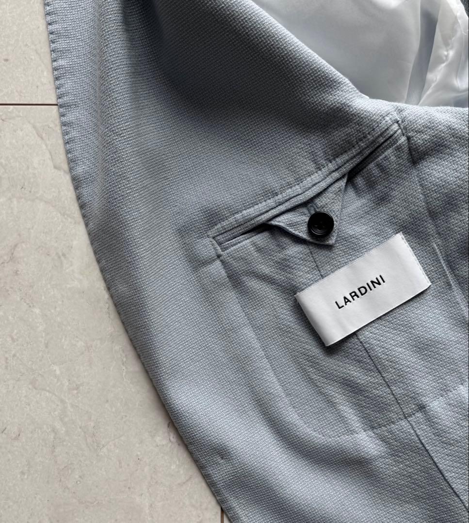 【極美品・未使用級】 最新モデル LARDINI ラルディーニシルク混ジャケット