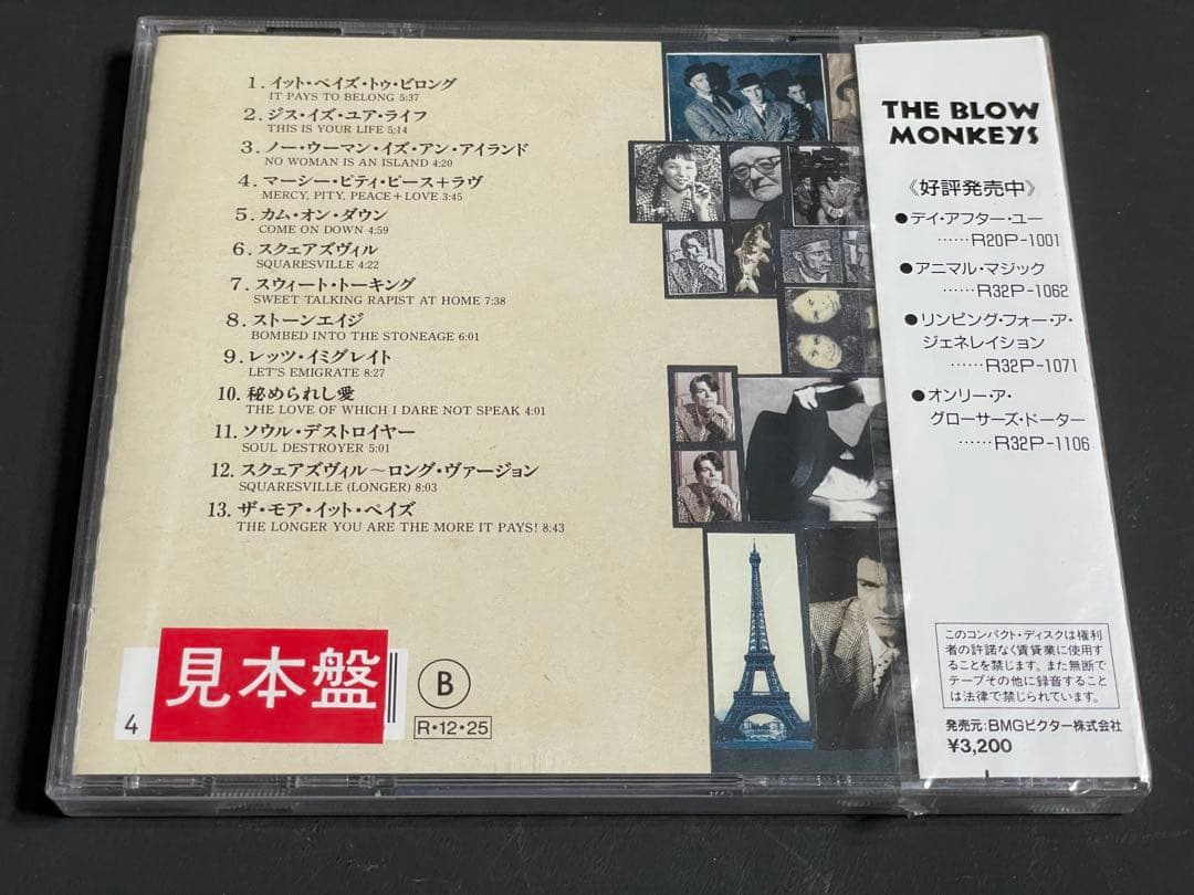 洋楽 The Blow Monkeys Whoops Japan CD Promo