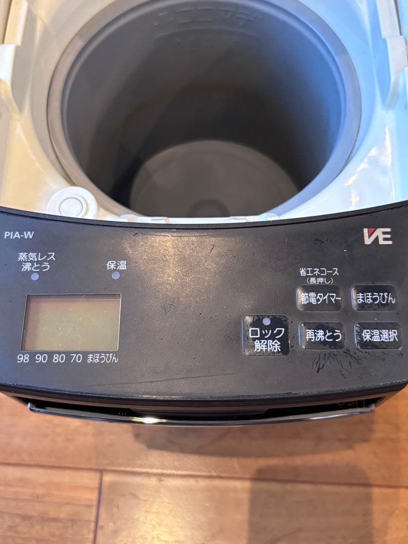 タイガー魔法瓶 とく子さん　電気ポット PIA-W220