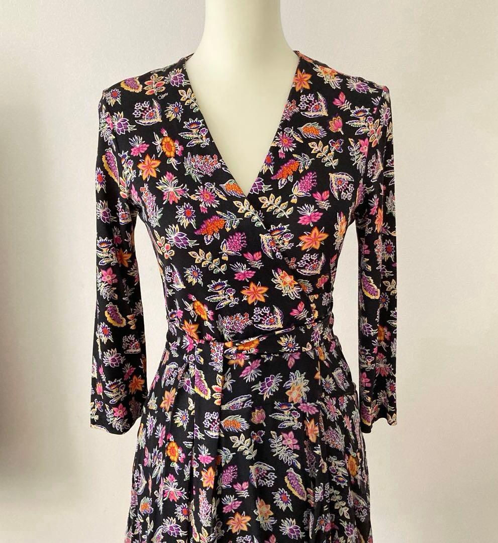 美品　6 Diane Von Furstenberg M ラップドレス