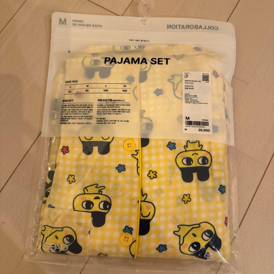 SPAO たまごっちコラボ　まめっち　パジャマセット　M