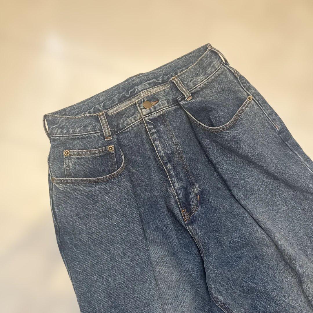 machatt ウエストタックデニム ブルー 38サイズ