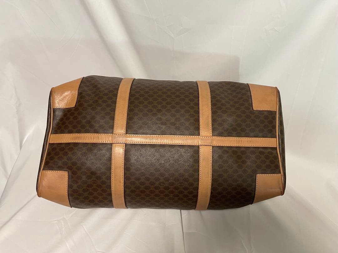 ★CELINE★ボストンバッグ★旅行鞄★マカダム柄★鍵付き★PVC ★大容量★