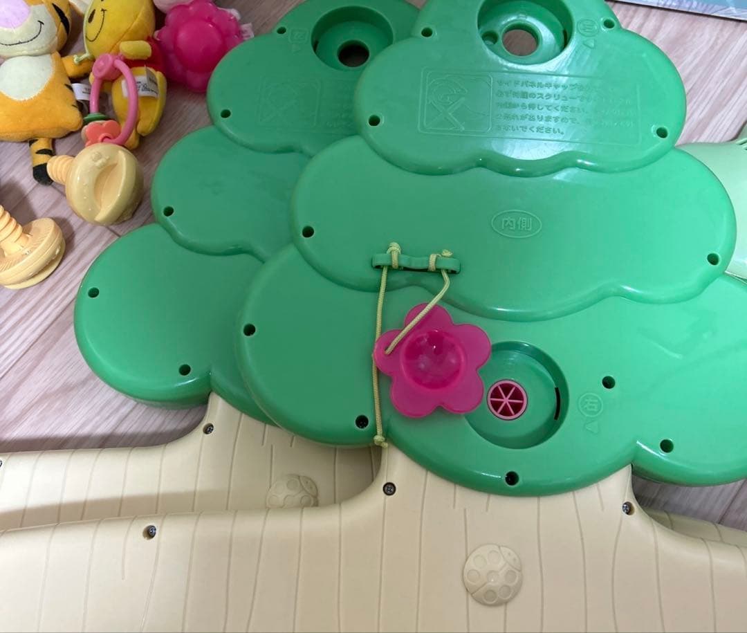 【美品】くまのプーさん　えらべる回転6WAYジムにへんしんメリー　プーメリー
