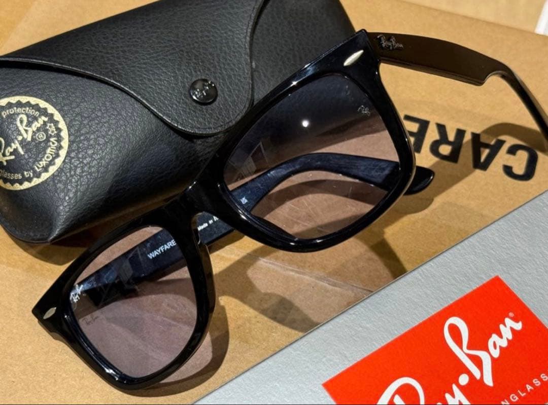 Ray-Ban RB 2140-F Wayfarer ブルーレンズ