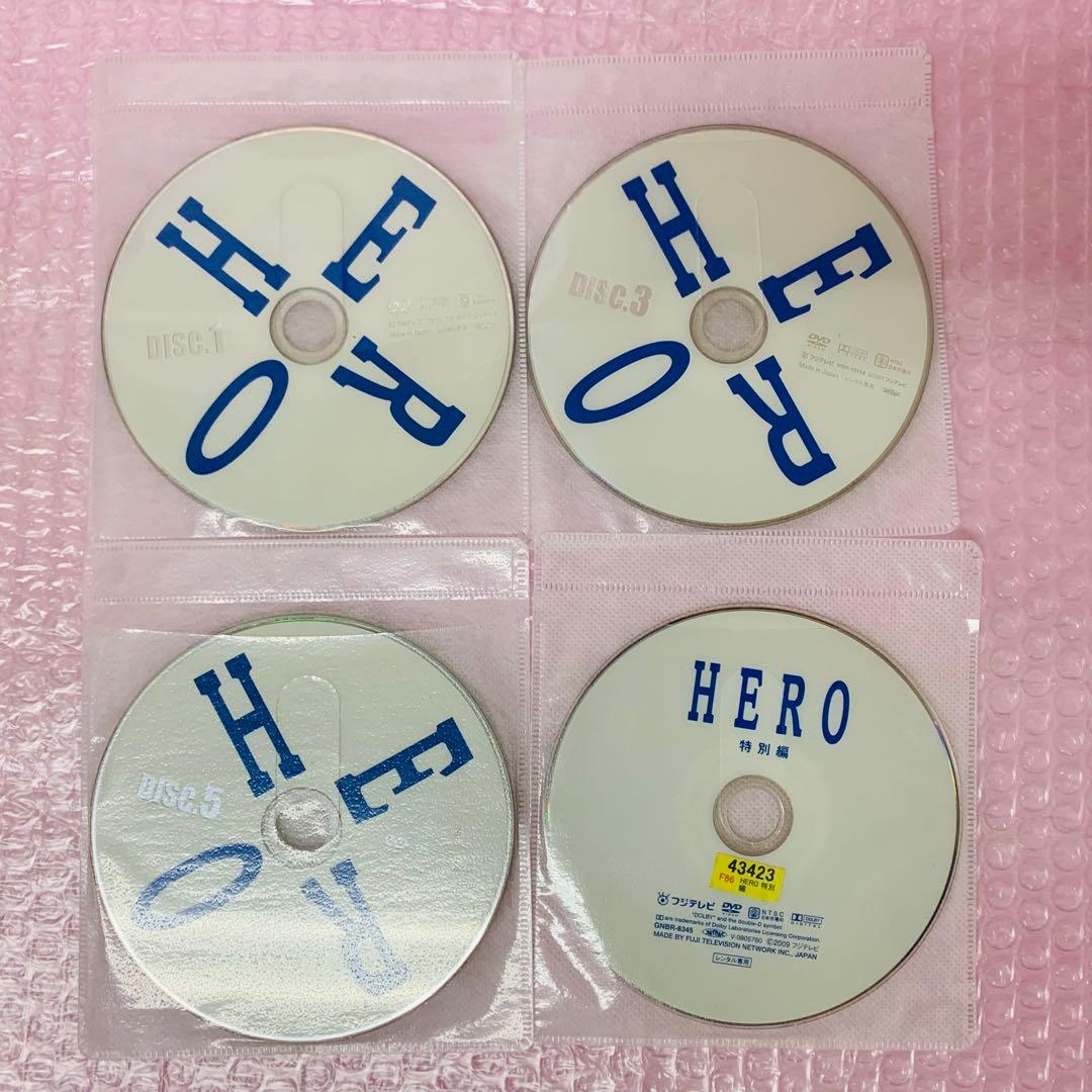 ▶︎HERO　1期DVD全巻セット　合計7枚　全6巻+特別編　木村拓哉