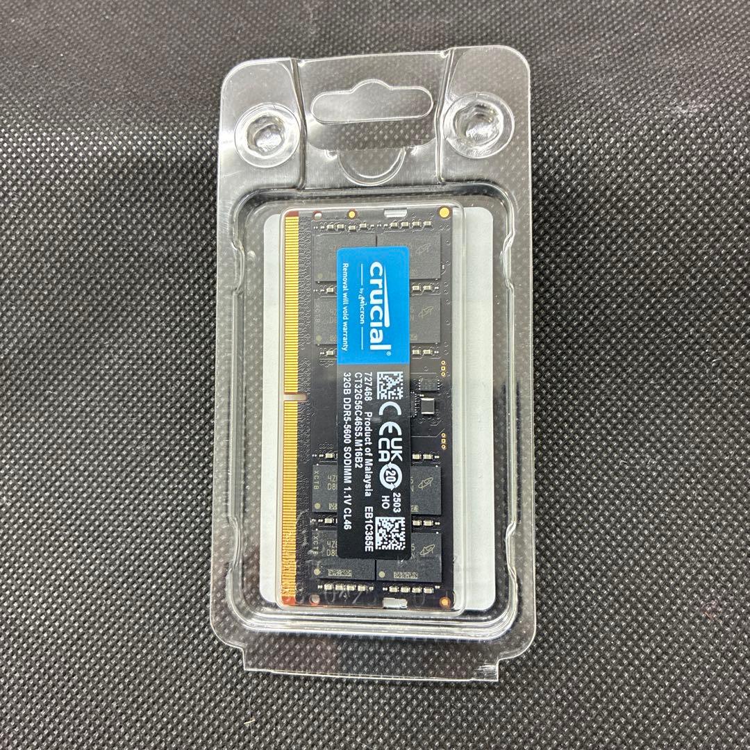 メモリー crucial DDR5-5600 SODIMM 32GB