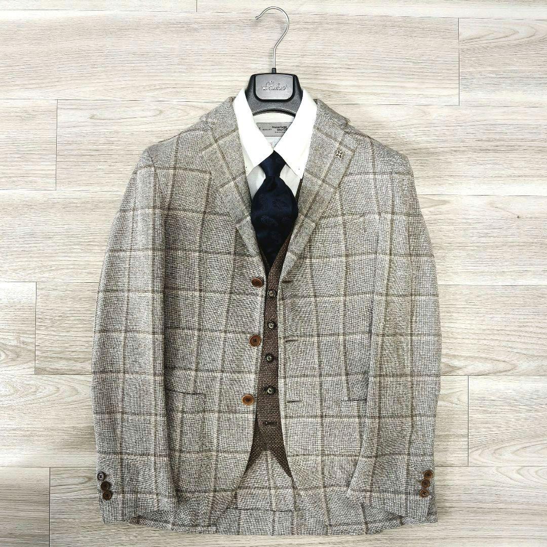 tora様 De Petrillo 44 美品　グレージュ ブラウンホワイト
