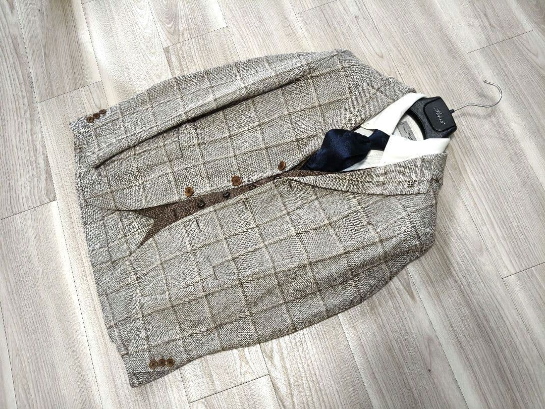 tora様 De Petrillo 44 美品　グレージュ ブラウンホワイト