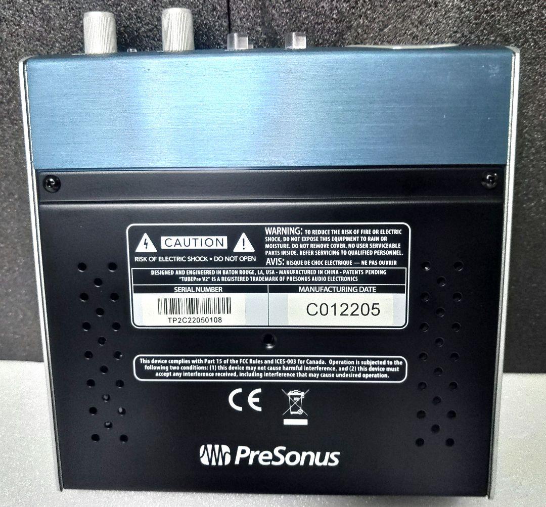 PreSonus TUBEPre V2 マイクプリアンプ