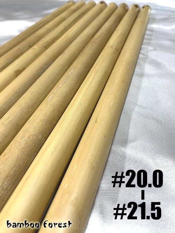 篠竹／女竹 篠笛／横笛素材 採取後10年以上物 20.0~21.5mm
