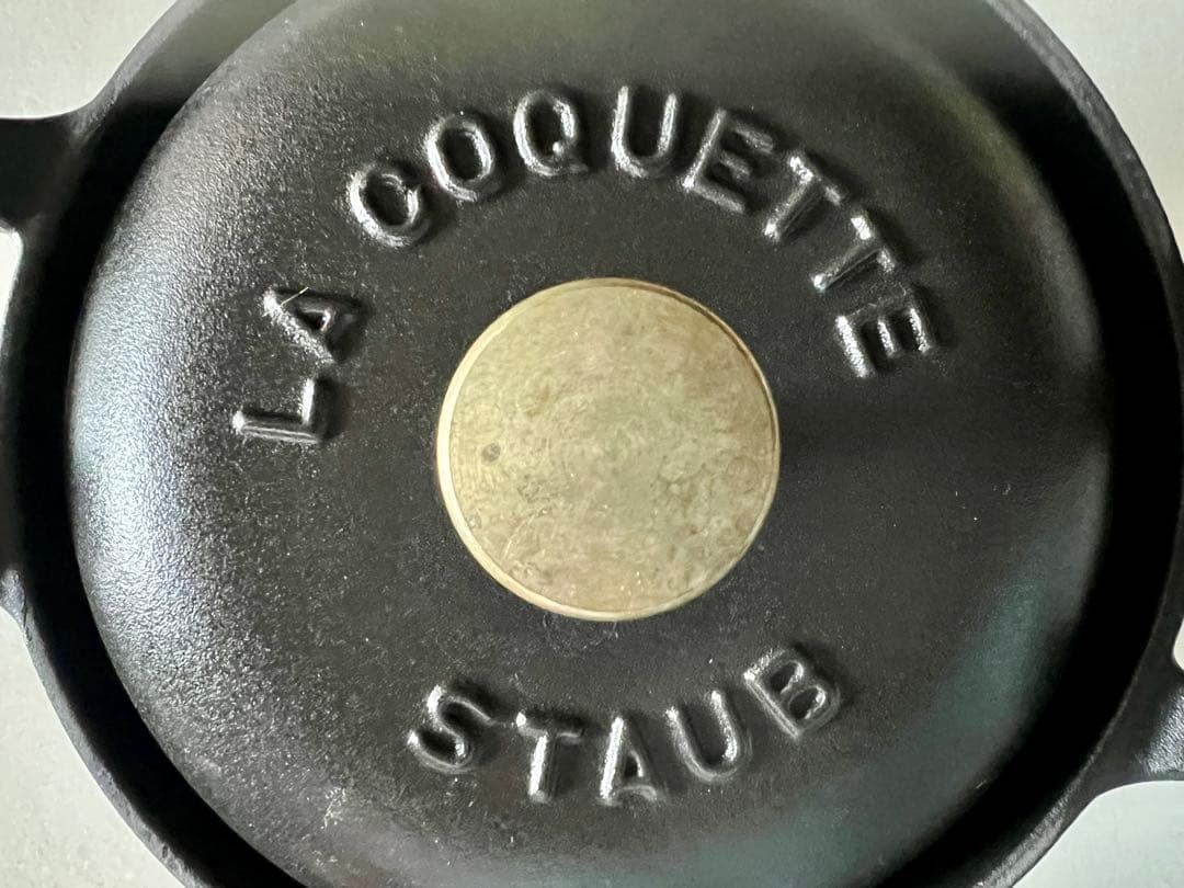 STAUB ヴィンテージココット ラウンド12 ㎝フランス製