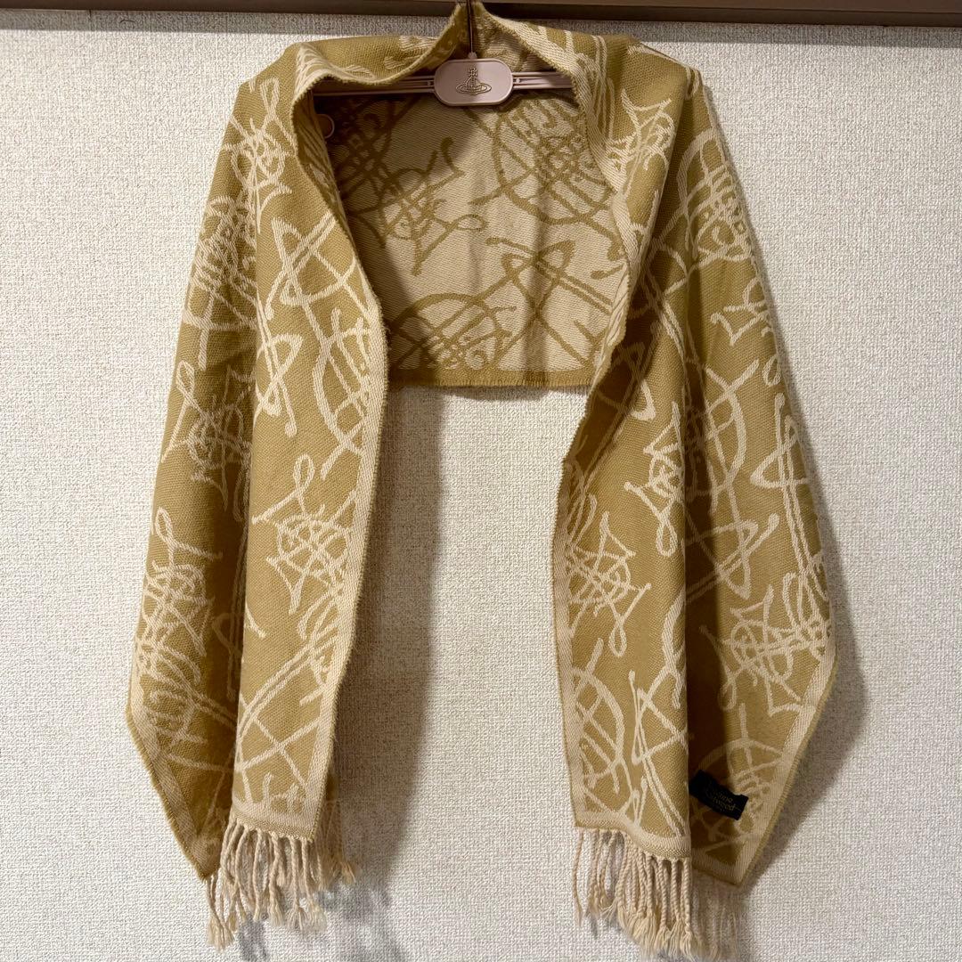 イタリア製良品VivienneWestwood 総オーブ/ストール/マフラー