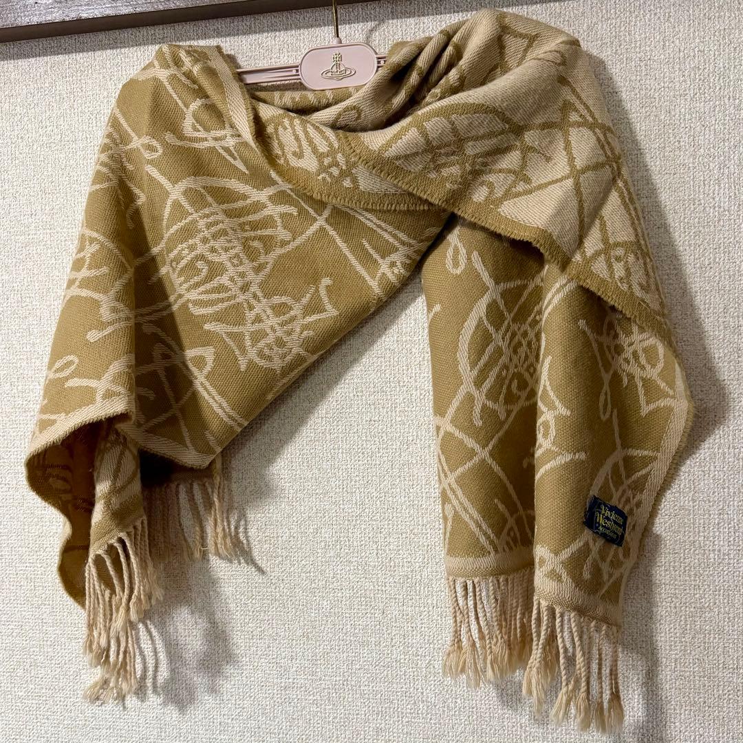 イタリア製良品VivienneWestwood 総オーブ/ストール/マフラー