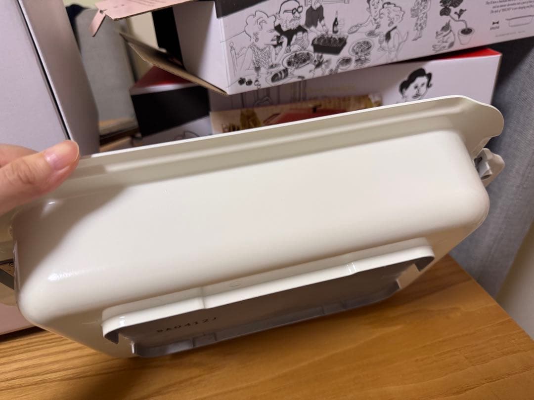 BRUNO コンパクトホットプレート ベビーピンク【美品・箱付き】